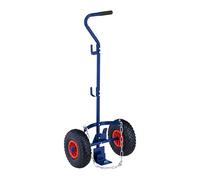 Relaxdays Carro para bombonas azul,rojo,negro