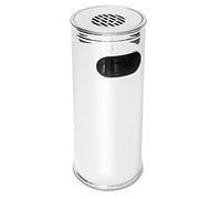 Relaxdays Cenicero para Exterior (con Cubo extraíble, Acero, 75 cm de Altura)