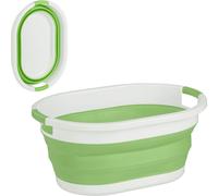 relaxdays: Cesta de ropa plegable, 24 litros