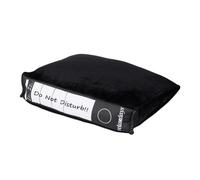Relaxdays Cojín negro con forma de archivador blanco,negro