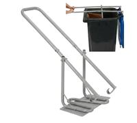 Relaxdays Compactador manual para contenedores gris