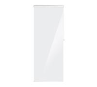 Relaxdays Cortina enrollable ducha transparente transparente