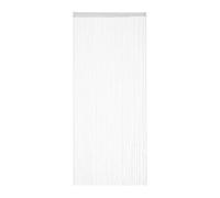 Relaxdays Cortinas decorativas de hilos blancos blanco