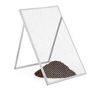 Relaxdays Cribadora Tierra, 100x60 cm, Criba Jardín, Metal Galvanizado, Malla de 20 x 40 mm, Tamiz Abono, Plateado