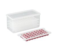 Relaxdays Cubitera set con caja y tapa transparente