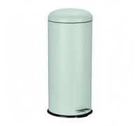 Relaxdays Cubo Basura Baño 30 litros, Papelera Cocina Cierre Suave, Asa y Pedal, Bote Residuos Redondo, Color a Elegir