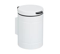 Relaxdays Cubo de basura baño de 3 litros blanco