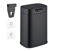 Relaxdays Cubo de basura colgante de 5 litros negro