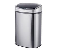 Relaxdays Cubo de basura con sensor, 50 l, tapa eléctrica, para cocina