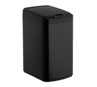 Relaxdays Cubo de basura de 12L con sensor negro