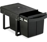 Relaxdays, cubo de basura empotrable, color