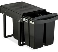 Relaxdays, cubo de basura empotrable, color