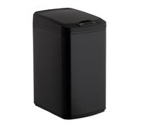 Relaxdays Cubo de basura de 12L con sensor negro