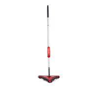 Relaxdays Escoba eléctrica sin bolsa rojo,negro,plata