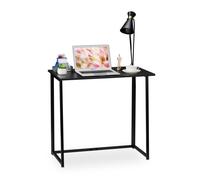 Relaxdays Escritorio plegable para estudiantes negro
