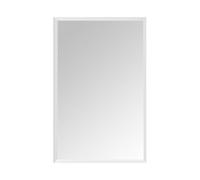 Relaxdays Espejo sin Marco, 40 x 60 cm, Biselado, Vertical y Horizontal, para Pasillo y baño, Espejo de Pared, Cristal