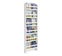 Relaxdays Estantería, 6 Compartimentos, para Libros y Juguetes, Blanca