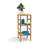 Relaxdays Estantería baño madera varios tamaños marrón claro