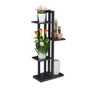 Relaxdays Estantería metálica para plantas negro