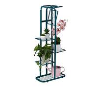 Relaxdays Estantería plantas de acero con 6 baldas verde
