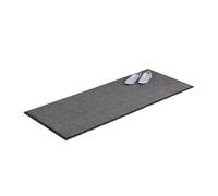 Relaxdays Felpudo para entrada gris antracita,negro