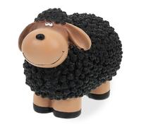 Relaxdays Figura decorativa oveja negra marrón,negro