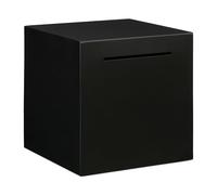Relaxdays Hucha sin apertura negro