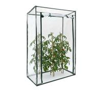 Relaxdays Invernadero de Tomates, Cubierta de PVC, 150 x 100 x 50 cm, Techo Inclinado, Resistente, Transparente