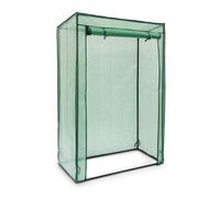 Relaxdays Invernadero tomates techo inclinado verde,negro