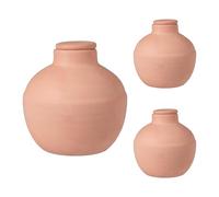 Relaxdays Juego de 3 ollas de cerámica Terracota, 800 ml, para riego subterráneo y bancales, 13 x 13.5 x 13.5 cm