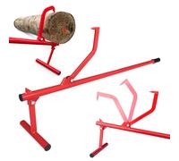Relaxdays Levantador de troncos, gancho reversible, 40 cm | Acero con recubrimiento en polvo, silvicultura, agarres antideslizantes, pinzas para troncos