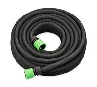 Relaxdays Manguera de Jardín con Goteo para Riego de Jardineras y Arbustos, 70 m, Negro