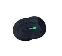 Relaxdays Manguera goteo plana, varias longitudes negro