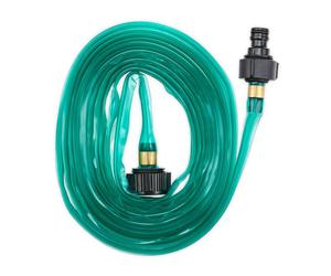 Relaxdays Manguera microperforada plana 5 m verde