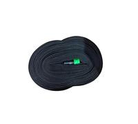 Relaxdays Manguera goteo plana, varias longitudes negro