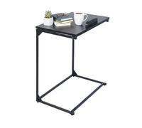 Relaxdays Mesa auxiliar para portátil negro