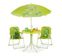 Relaxdays Mobiliario infantil de jardín verde