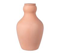Relaxdays Olla de cerámica 2,2L para riego subterráneo, huertos e invernaderos, Terracota, 27x14x14 cm