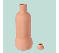 Relaxdays Ollas para riego, 1 L, set de 2 marrón claro
