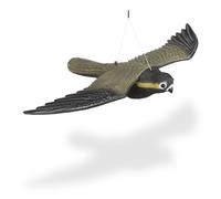 Relaxdays Pack 8 halcones espantapájaros amarillo,negro,gris