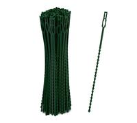 Relaxdays Pack de 1200 bridas plásticas de 23 cm verde oscuro