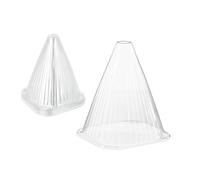 Relaxdays Pack de 24 mini invernaderos campana transparente