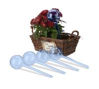 Relaxdays Pack de 5 globos de riego de 250 ml azul