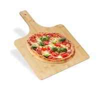 Relaxdays Pala para pizza de bambú extragrande marrón claro
