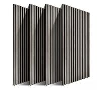 Relaxdays Paneles acústicos set 120 x 60 cm gris
