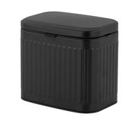 Relaxdays Cubo de basura para pared negro