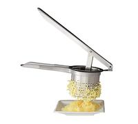 Relaxdays Pasapurés, Apto para lavavajillas, Prensa para Patatas, Triturador Manual, Acero Inoxidable, 1 Ud., Plateado