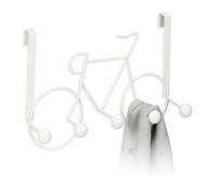 Relaxdays Perchero bicicleta blanco