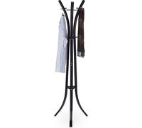 Relaxdays, perchero de metal, estructura de pie estable de metal para abrigos, perchero de 175 cm de altura, color