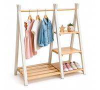 Relaxdays Perchero infantil de pino